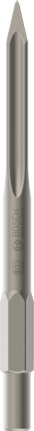 PRO HEX-5C Pointed Chisel 30 mm, 30 x 400 mm Bosch PRO HEX-5C Pointed Chisel 30 mm hex shank.