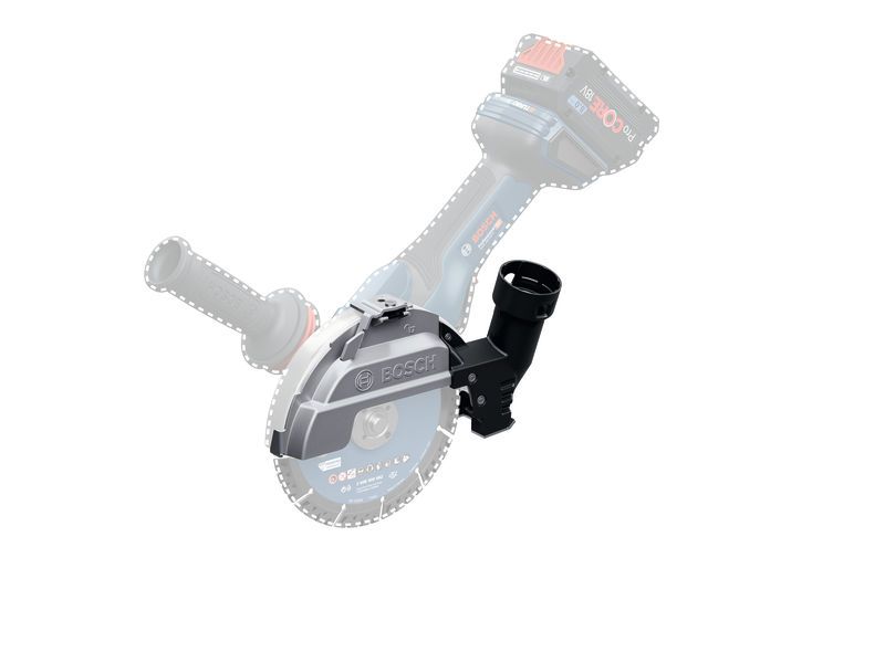 Bosch GDE 180-CG dust extraction guard for angle grinder.