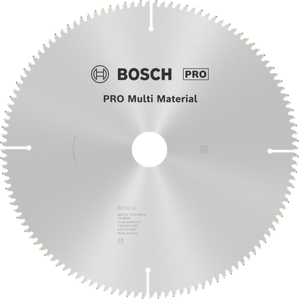 PRO Multi Material Circular Saw Blade, 254 x 2.7 x 30 mm PRO Multi Material Circular Saw Blade, 254 x 2.7 x 30 mm