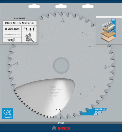 PRO Multi Material Circular Saw Blade, 305 x 2.7 x 30 mm PRO Multi Material Circular Saw Blade, 305 x 2.7 x 30 mm