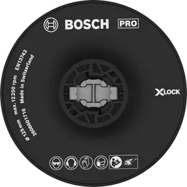 Bosch PRO Backing Pad Hard 125 mm X-Lock accessory.