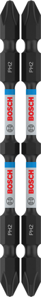 Bosch PRO Softwood and Stainless Steel double-ended impact bit PH2 110mm.