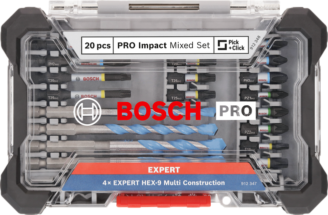 Bosch PRO Impact Mixed Set 20 pcs.
