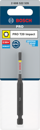 Bosch PRO Torx T20 90 mm impact bit.