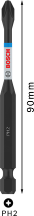 Bosch PRO Phillips Impact Bit PH2 90mm.