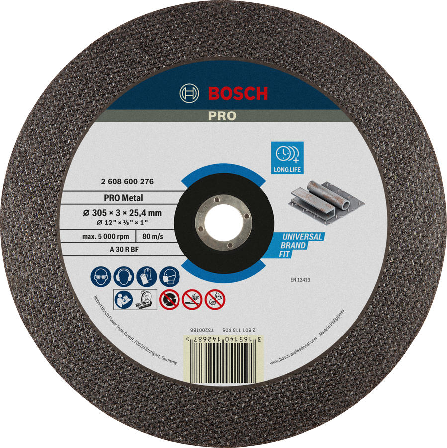 Bosch PRO Metal Cutting Disc 305 x 3 x 25.4 mm.