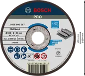 Bosch PRO Metal Bonded Cutting Disc 100 x 2 x 16 mm.