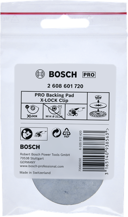 PRO Backing Pad Clip, X-Lock Bosch PRO Backing Pad X-Lock Clip.