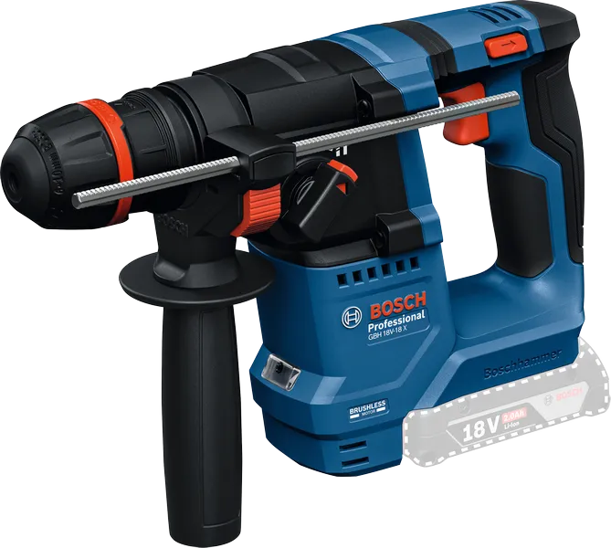 GBH 18V-18 X Bosch GBH 18V-18 X cordless rotary hammer with ONECHUCK.