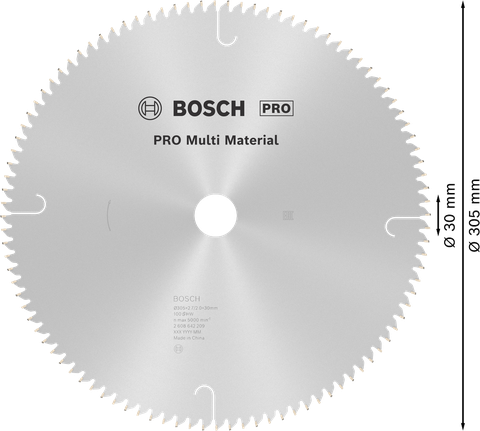 PRO Multi Material Circular Saw Blade, 305 x 2.7 x 30 mm PRO Multi Material Circular Saw Blade, 305 x 2.7 x 30 mm