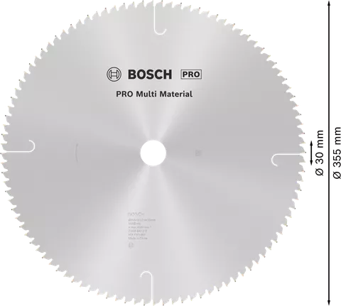 PRO Multi Material Circular Saw Blade, 355 x 3 x 30 mm PRO Multi Material Circular Saw Blade, 355 x 3 x 30 mm