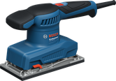 Bosch GSS 20-18 orbital sander for smooth sanding.