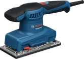 Bosch GSS 20-18 orbital sander for smooth sanding.