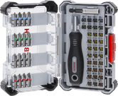 Bosch Extra Hard Screwdriver Bit Set, 50 pcs in case.