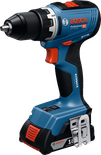 Bosch GSR 18V-65 cordless drill with belt clip.