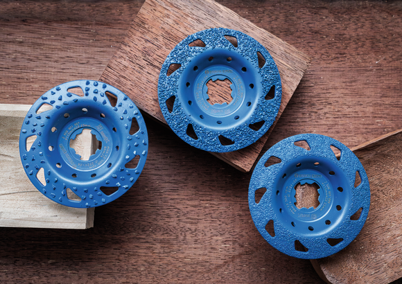 Object #200557572: 7425288_APP_CLOSE_11 Bosch carbide grinding disc for wood shaping.