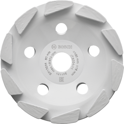 Multi Material Bosch Multi Material Segmented diamond cup wheel 100 mm.