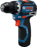 Bosch GSR 12V-32 cordless drill driver with brushless motor.
