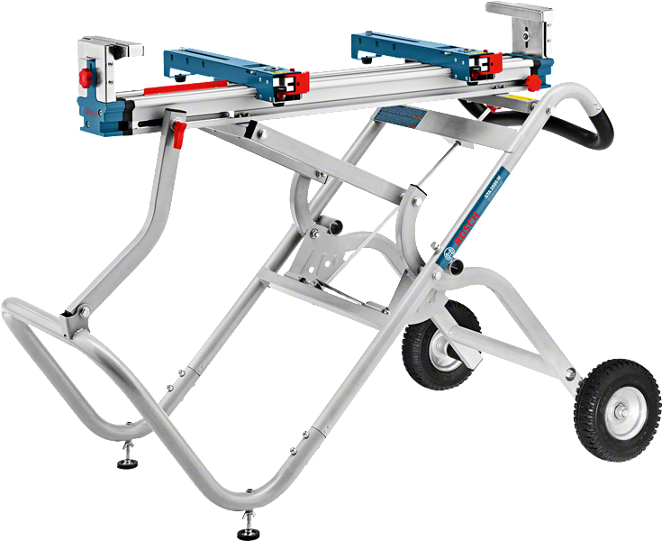 Bosch GTA 2500 W saw stand with extendable work bench.