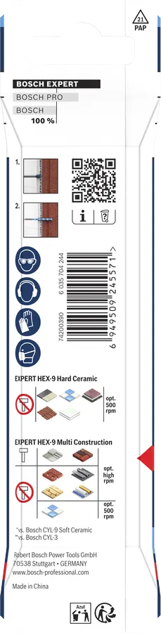 EXPERT HEX-9 Hard Ceramic and Multi Construction Set