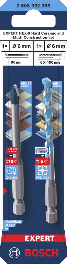 EXPERT HEX-9 Hard Ceramic and Multi Construction Set