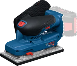 Bosch GSS18V-18 orbital sander with ergonomic grip.