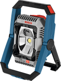 Bosch GLI18V-3000 cordless jobsite light, adjustable stand.
