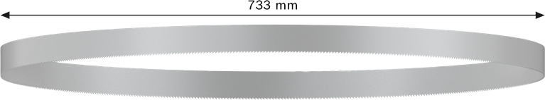 PRO CB2824 Band Saw Blade, 733 mm, 2 pcs Bosch PRO CB2824 Band Saw Blade 733 mm, fine 24 TPI.