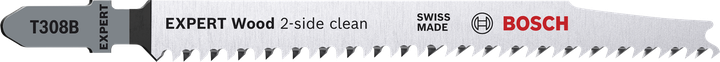 EXPERT Wood 2-side clean T308B Bosch EXPERT Wood 2-side clean T308B jigsaw blade.