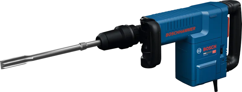 Bosch GSH11EV demolition hammer with SDS max chisel.