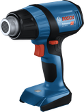 Bosch GHG 18V-50 cordless heat gun with two temperature levels.