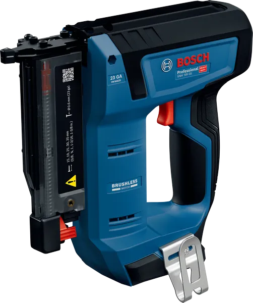 Bosch GNH 18V-35 cordless 23 gauge pin nailer.