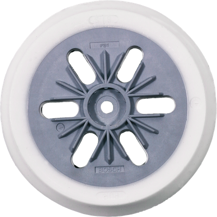 Bosch sanding pad medium 125mm with 8 holes.