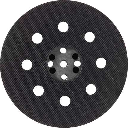 Bosch medium sanding pad 115 mm with 8 holes.