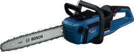 Bosch GKE 18V-40 cordless chainsaw.
