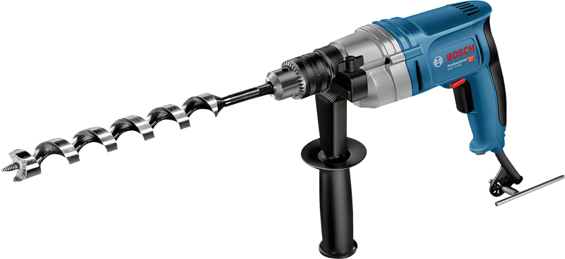 Bosch GBM 13 HRE drill with side handle.
