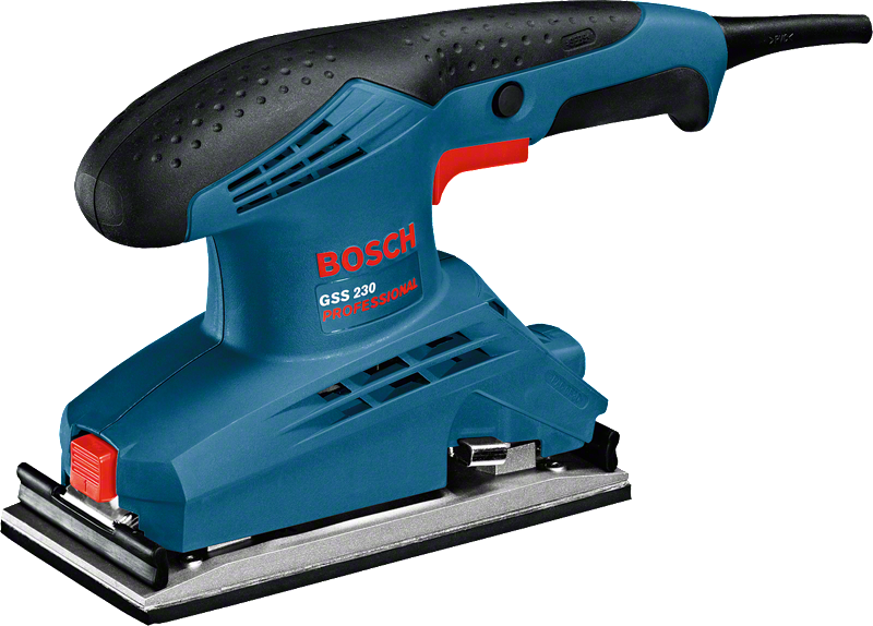 Bosch GSS 230 orbital sander for smooth sanding tasks.