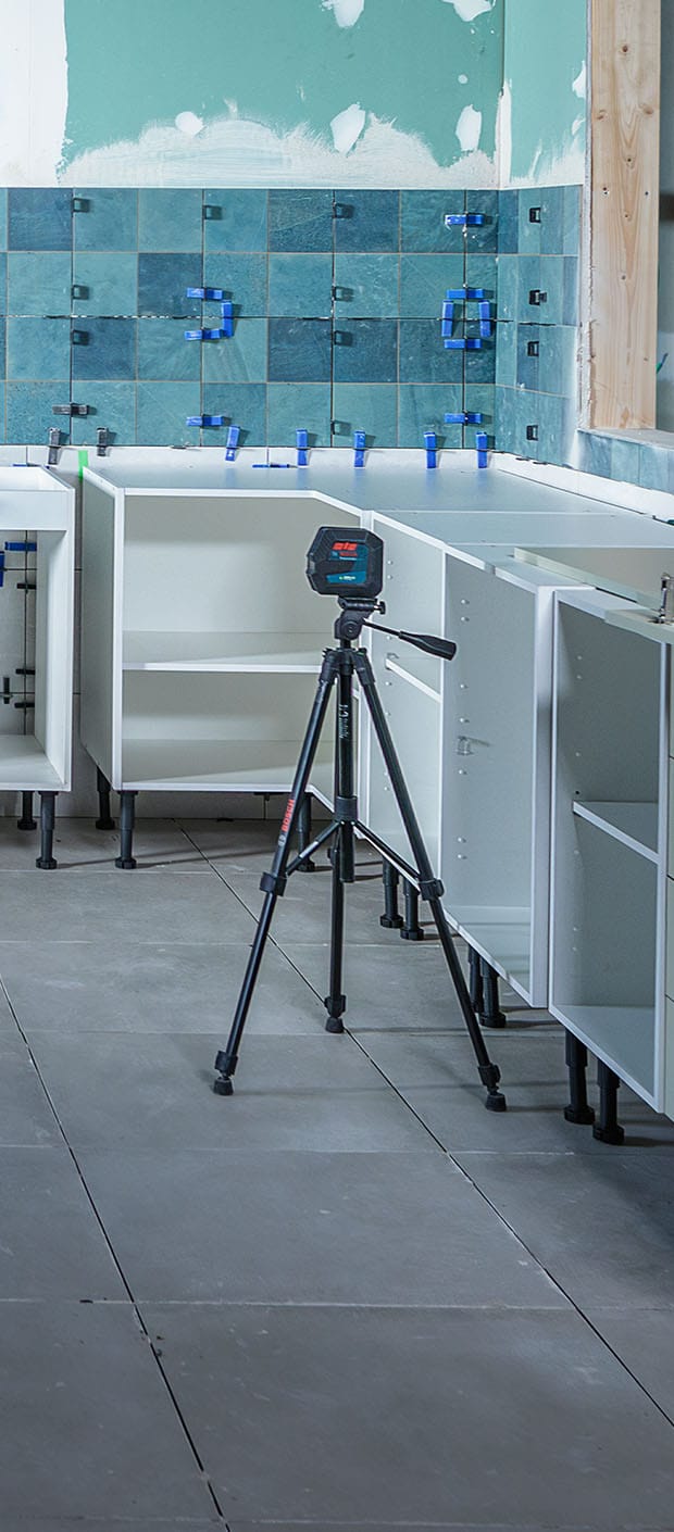 Installing Pipes in a new kitchen